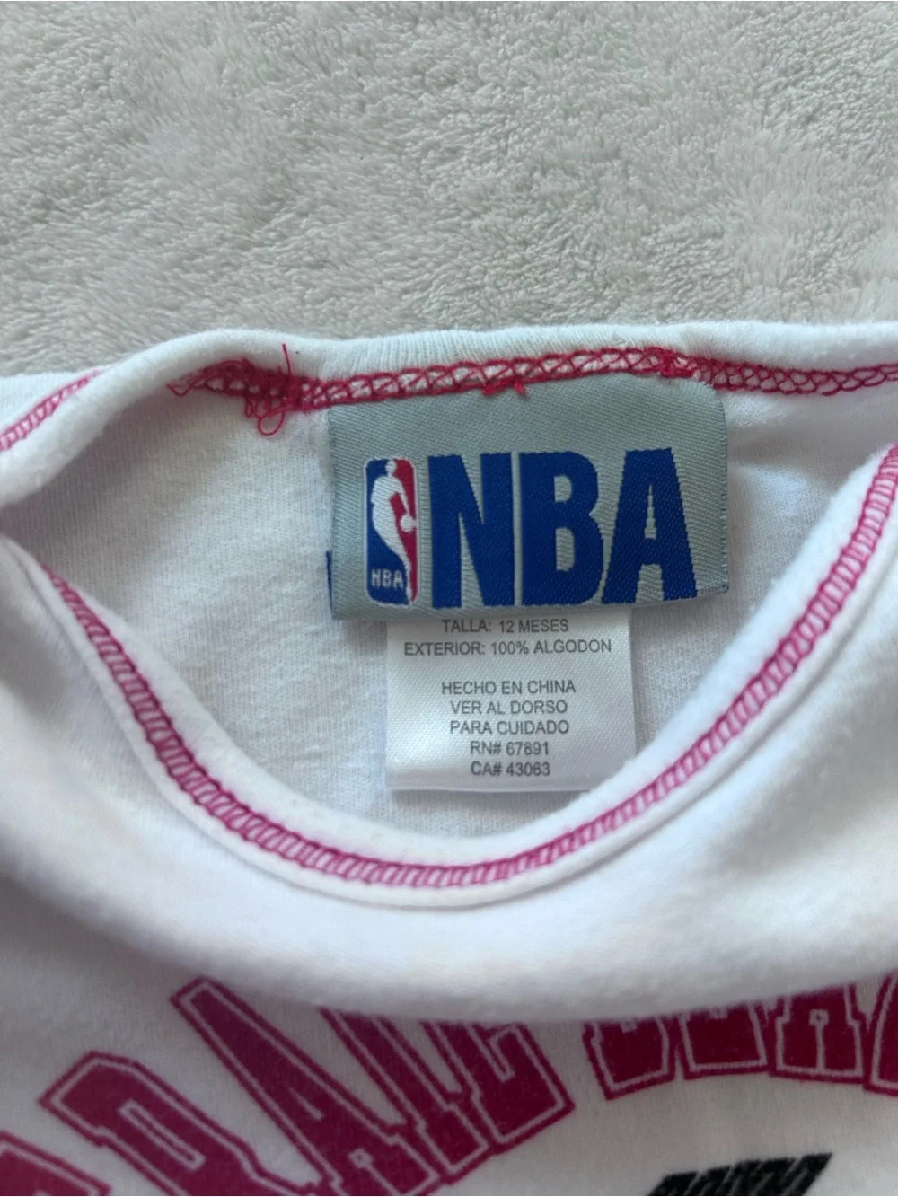 Vintage Y2K Portland Trail Blazers NBA White & Red Bodysuit